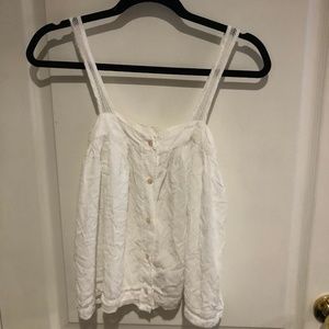 Aritzia Wilfred Camisole w/ Buttons/Lace Detailing